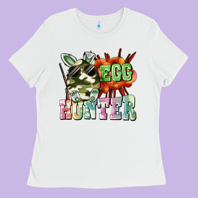 Egg Hunter Ladies Tee Designed By Fadigitalartstudio