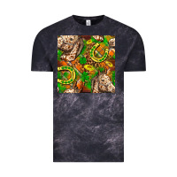 Cloud Black St. Patrick's Day Horse With Horseshoes Seamless Vintage Tee - FaDigitalArtStudio