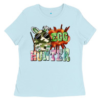 Baby Blue egg hunter Ladies Tee - FaDigitalArtStudio