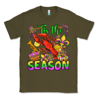 Army Green tis the season mardi gras olivia Classic Tee - OliviaCreatesArt