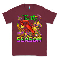Burgundy tis the season mardi gras olivia Classic Tee - OliviaCreatesArt