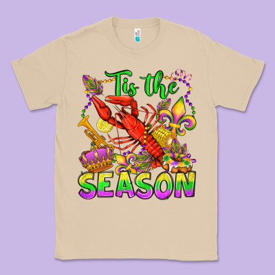 Tis The Season Mardi Gras Olivia Classic Tee Designed By Oliviacreatesart