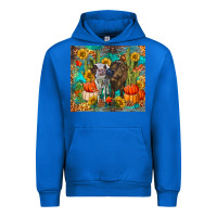 Cobalt fall heifer cows Urban Hoodie - RanaPortraitStore