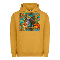 Pigment Peanut Butter fall heifer cows Urban Hoodie - RanaPortraitStore