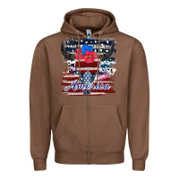 Chestnut bull skull america Zipper Hoodie - JahusDesignShop