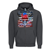 Smoke bull skull america Zipper Hoodie - JahusDesignShop