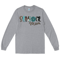 Heather Grey senior mom Long Sleeve Tee - CowhideDigitalArt