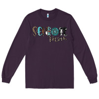 Plum senior mom Long Sleeve Tee - CowhideDigitalArt