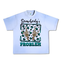 Grape Ice Somebody's Problem Hand Skeleton Urban Heavy Tee - FaDigitalArtStudio