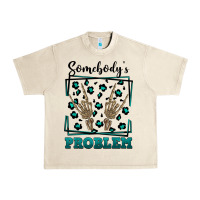 Sandshell Somebody's Problem Hand Skeleton Urban Heavy Tee - FaDigitalArtStudio