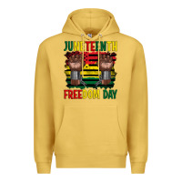 Antique Gold juneteenth freedom day Premium Hoodie - Artiststas