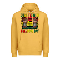 Mustard juneteenth freedom day Premium Hoodie - Artiststas