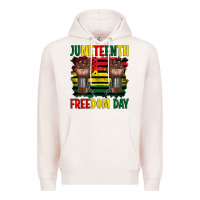 Pale Pink juneteenth freedom day Premium Hoodie - Artiststas