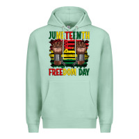 Seafoam juneteenth freedom day Premium Hoodie - Artiststas