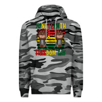 Slate Camo juneteenth freedom day Premium Hoodie - Artiststas