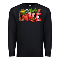 Black love strawberry Premium Sweatshirt - RanaPortraitStore