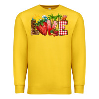 Lemon love strawberry Premium Sweatshirt - RanaPortraitStore