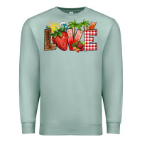 Seafoam love strawberry Premium Sweatshirt - RanaPortraitStore