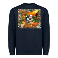 Navy Fall baby cow Heavyweight Sweatshirt - RanaPortraitStore