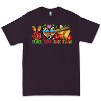 Plum Peace love cinco de mayo Premium Tee - FaDigitalArtStudio
