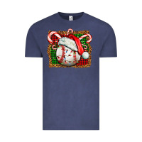 Vintage Denim baseball christmas Vintage Tee - FaDigitalArtStudio