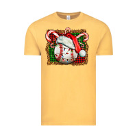 Vintage Mustard baseball christmas Vintage Tee - FaDigitalArtStudio