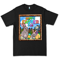 Black Happy Easter Day Premium Tee - OliviaCreatesArt