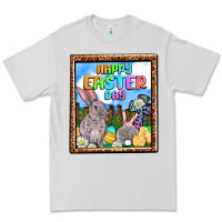 Dove Grey Happy Easter Day Premium Tee - OliviaCreatesArt