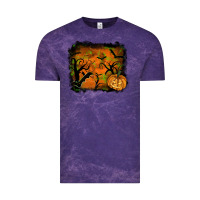 Cloud Purple halloween backround Vintage Tee - RanaPortraitStore