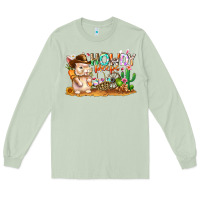 Matcha Easter Howdy Peeps Bunny Long Sleeve Tee - CowhideDigitalArt
