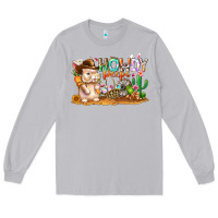 Moon Dust Easter Howdy Peeps Bunny Long Sleeve Tee - CowhideDigitalArt