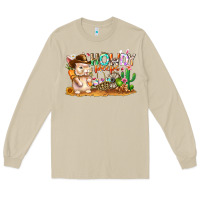 Mushroom Easter Howdy Peeps Bunny Long Sleeve Tee - CowhideDigitalArt