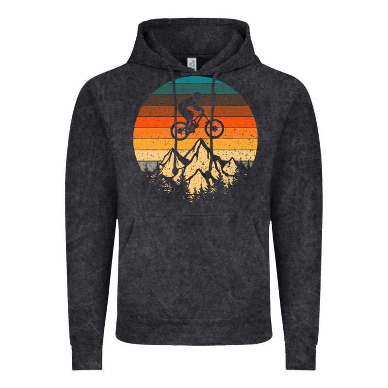 Mountainbike Downhill Retro Vintage Gift   Mountain Bike Vintage Hoodie by DesigneFamous | Teevron