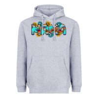 Heather Grey western mama Heavyweight Hoodie - RanaPortraitStore