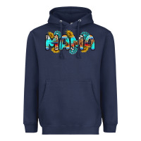 Navy western mama Heavyweight Hoodie - RanaPortraitStore