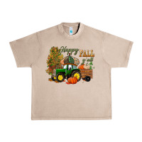 French Oak Happy Fall Y'all Urban Heavy Tee - BundleAndBundleShop
