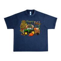 Navy Happy Fall Y'all Urban Heavy Tee - BundleAndBundleShop