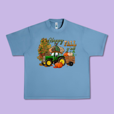Happy Fall Y'all Urban Heavy Tee Designed By Bundleandbundleshop