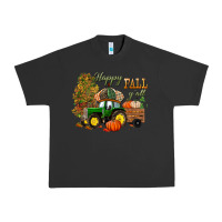 Pigment Black Happy Fall Y'all Urban Heavy Tee - BundleAndBundleShop