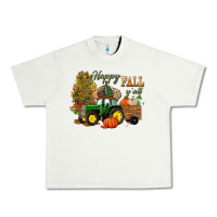 Pistachio Happy Fall Y'all Urban Heavy Tee - BundleAndBundleShop