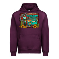 Mauve Wine Christmas begins with christ cross Urban Hoodie - Jasminsmagicworld