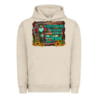 Pigment French Oak Christmas begins with christ cross Urban Hoodie - Jasminsmagicworld