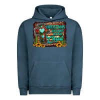Pigment Midnight Navy Christmas begins with christ cross Urban Hoodie - Jasminsmagicworld