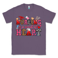 Lavender nursing is a work of heart Classic Tee - OliviaCreatesArt