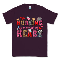 Plum nursing is a work of heart Classic Tee - OliviaCreatesArt