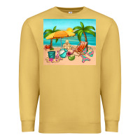 Antique Gold summer Premium Sweatshirt - RanaPortraitStore