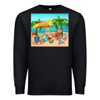 Black summer Premium Sweatshirt - RanaPortraitStore