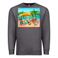 Charcoal Heather summer Premium Sweatshirt - RanaPortraitStore