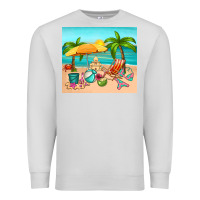 Dove Grey summer Premium Sweatshirt - RanaPortraitStore