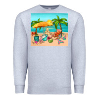 Heather Grey summer Premium Sweatshirt - RanaPortraitStore